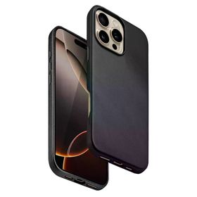 Fuchsia İphone 16 Pro İle Uyumlu Hbc-242 Dividing Siyah Kablosuz Şarj Özellikli Kapak