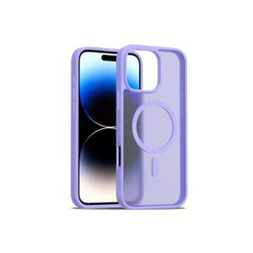 Fuchsia İphone 16 Pro İle Uyumlu Jota Lila Kablosuz Şarj Özellikli Kapak