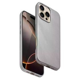 Fuchsia İphone 16 Pro Max İle Uyumlu Hbc-242 Dividing Gri Kablosuz Şarj Özellikli Kapak