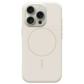 Fuchsia İphone 16 Pro Max Uyumlu Hbc-300 Beat Beyaz Kablosuz Şarj Özellikli Kılıf