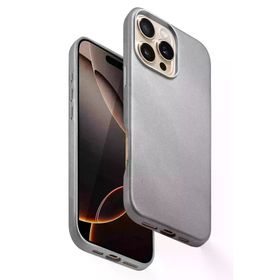 Fuchsia iPhone 16 Pro Uyumlu Dividing Manyetik Şarj Özellikli Kahverengi Kapak