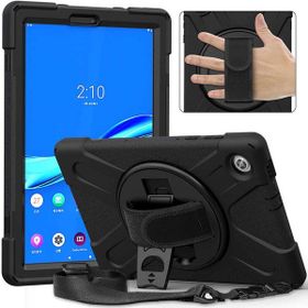 Fuchsia Lenovo M10 Plus TB-X606F Uyumlu Defender Askılı 360° Dönebilir Standlı Tam Koruma Tablet Kılıfı