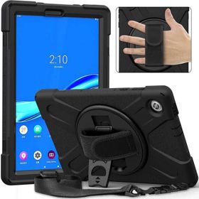 Fuchsia Lenovo M10 Plus TB-X606F Uyumlu Defender Askılı 360° Dönebilir Standlı Tam Koruma Tablet Kılıfı