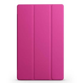 Fuchsia Lenovo M10 TB-X306F Uyumlu Smart Cover Standlı 1-1 Kılıf Flip Smart Akıllı Tablet Kılıfı
