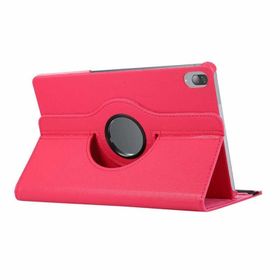 Fuchsia Lenovo M10 Tb-x605f Uyumlu Dönebilen Standlı Tablet Kılıfı
