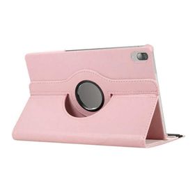 Fuchsia Lenovo M10 Tb-x605f Uyumlu Dönebilen Standlı Tablet Kılıfı