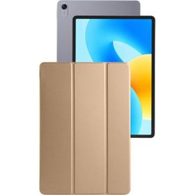 Fuchsia MatePad 11 2023 Smart Cover Standlı 1-1 Gold Kılıf