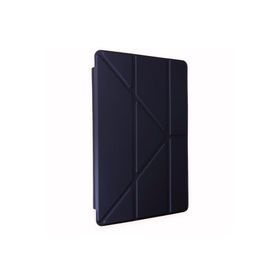 Fuchsia MatePad SE 10.4 inç Uyumlu Uyku Modlu Kalem Bölmeli Tam Korumalı Lacivert Tablet Kılıfı