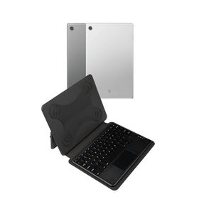 Fuchsia Savvy Keyboard M10 Plus X606F Bluetooh Bağlantılı Standlı Klavyeli Tablet Kılıfı