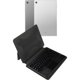 Fuchsia Savvy Keyboard M10 Plus X606F Bluetooh Bağlantılı Standlı Klavyeli Tablet Kılıfı