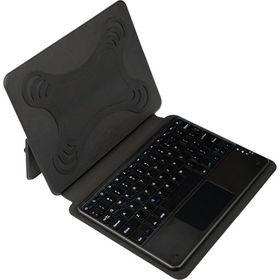 Fuchsia Savvy Keyboard Tab S9 Fe Plus Bluetooh Bağlantılı Standlı Klavyeli Tablet Kılıfı