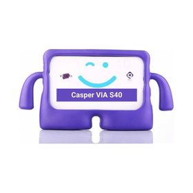Fuchsia Via S40 10.4 inç Uyumlu iBuy Standlı Eğlenceli Çocuk Ruhlu Mor Tablet Kılıfı