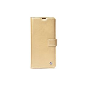 Fuchsia Xiaomi Redmi Note 14 Pro Plus Uyumlu Kartvizitli Standlı Kapaklı Gold Telefon Kılıfı