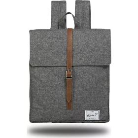 Fudela MBS07 Gri Siyah Unisex Sırt Çantası