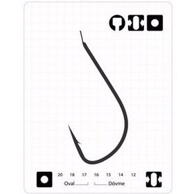 Fudo 1201 No 6 Sode Black Nikel İnce Olta İğnesi