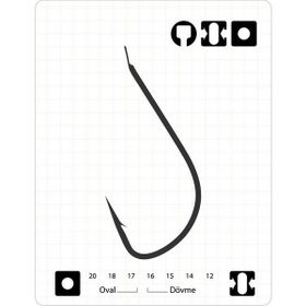 Fudo 1201 No 6 Sode Black Nikel İnce Olta İğnesi