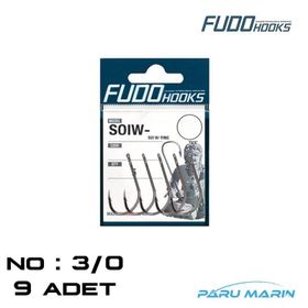 Fudo 3400 Hooks Soiw-NK No: 3/0 Soi Olta İğnesi