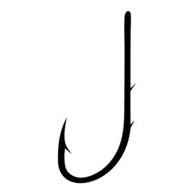 Fudo 8001 No 1 Bait Holder Çift Tırnaklı Black Nikel Olta İğnesi