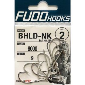 Fudo 8001 No 1 Bait Holder Çift Tırnaklı Black Nikel Olta İğnesi