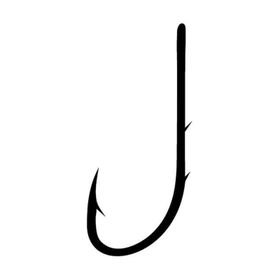 Fudo 8001 No 1 Bait Holder Çift Tırnaklı Black Nikel Olta İğnesi