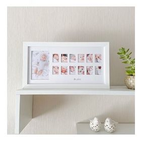 Fufizu İlk Yılım Dekoratif Bebek Odası 12 Aylık Resim Hatıra Çerçevesi