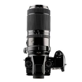 Fujifilm Fujinon GF100-200 mm F5.6 R LM OIS WR Orta Format Siyah Objektif