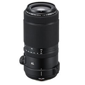 Fujifilm Fujinon GF100-200 mm F5.6 R LM OIS WR Orta Format Siyah Objektif