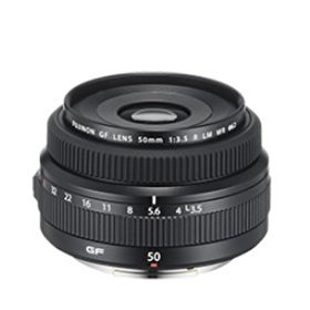 Fujifilm Fujinon GF50 mm F3.5 R LM WR Orta Format Siyah Objektif