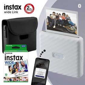 Fujifilm Instax 3 Wide Link Çantalı Hediye Beyaz Akıllı Yazıcı