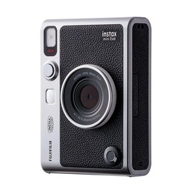 Fujifilm Instax Mini Evo Siyah Şipşak Fotoğraf Makinesi ve 10'lu Film