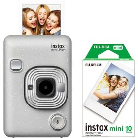 Fujifilm Instax Mini Liplay Beyaz Dijital Fotoğraf Makinesi + 10'lu Film