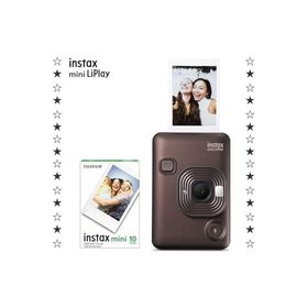 Fujifilm Instax Mini LiPlay Bronz Dijital Fotoğraf Makinesi + 10'lu Film