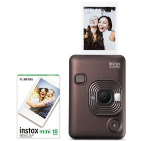 Fujifilm Instax Mini LiPlay Bronz Dijital Fotoğraf Makinesi + 10'lu Film