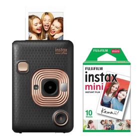 Fujifilm Instax Mini LiPlay Hybrid Siyah Fotoğraf Makinesi ve 10'lu Film