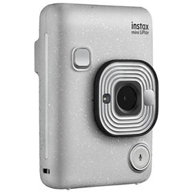 Fujifilm Instax Mini Liplay Hybrid Stone White Şipşak Fotoğraf Makinesi ve 20'li Mini Film