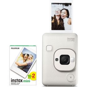 Fujifilm Instax Mini LiPlay Sisli Beyaz Dijital Fotoğraf Makinesi + 20'li Film