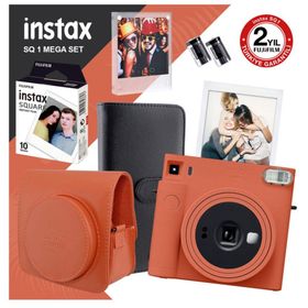 Fujifilm Instax SQ1 Terracotta Turuncu Mega Fotoğraf Makinesi ve Hediye Seti