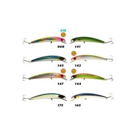 Fujin 0-141 Flashes Green Crazy Minnow 110F 12 gr Maket Balık