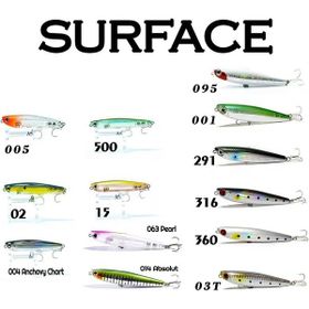 Fujin 005 Orange Head Surface Minnow SF-90SW Maket Balık
