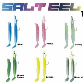 Fujin 021 Blue Glitter Salt Eel 10 cm 12 gr x2 Silikon Yem