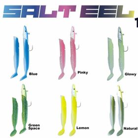 Fujin 021 Blue Glitter Salt Eel 10 cm 12 gr x2 Silikon Yem