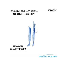 Fujin 021 Blue Glitter Salt EEL 13 cm 22 gr x2 Silikon Yem
