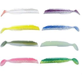 Fujin 021 Blue Glitter Salt Eel Body 13 cm 3 Adet Silikon Yem Gövde