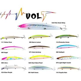 Fujin 030 Pink Head Shiny Volt VL125S 14 gr 12.5 cm Slow Sinking Maket Balık