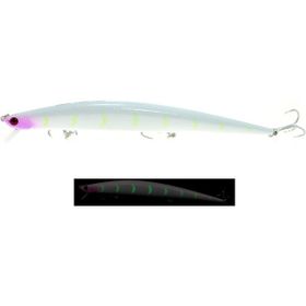 Fujin 034 Glow Purple Flux 175 mm 29 gr Sinking Maket Balık