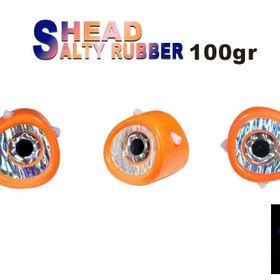 Fujin 05 Orange 3D Eye Salty Rubber Head 100 gr Kafa Yem