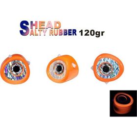 Fujin 05 Orange 3D Eye Salty Rubber Head 120 gr Kafa Yem