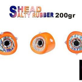 Fujin 05 Orange 3D Eye Salty Rubber Head 200 gr Kafa