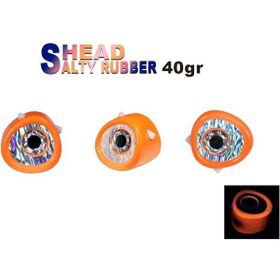 Fujin 05 Orange 3D Eye Salty Rubber Head 40 gr Kafa Yem