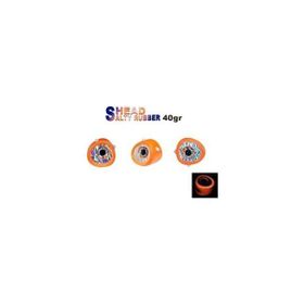 Fujin 05 Orange 3D Eye Salty Rubber Head 40 gr Kafa Yem